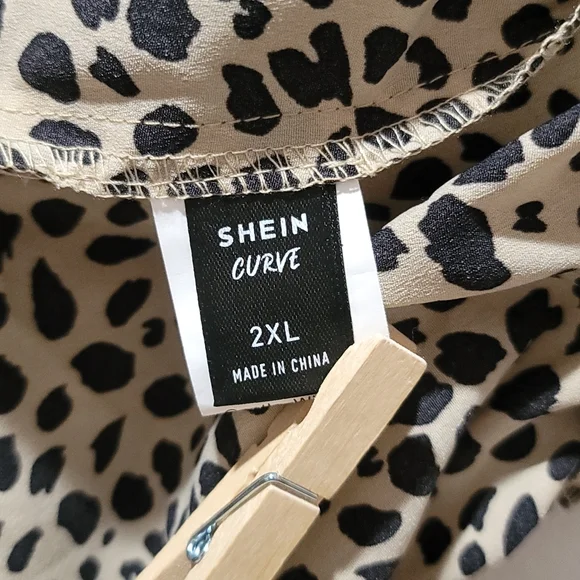 🔥 SALE LEOPARD ANIMAL PRINT SHEER GAUZE PEPLUM FLOATY FLARED MINI SKIRT XXL - Picture 7 of 12